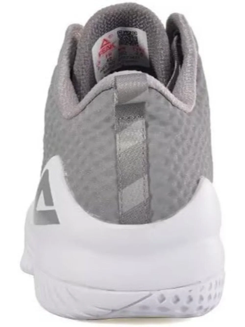 Men's Silver Gray Lou Williams Streetball Outdoor Breathable Basketball Shoes